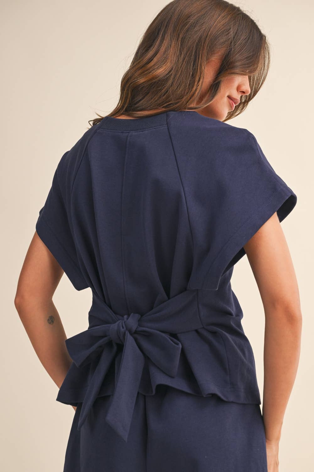 Tie Top + Shorts Set