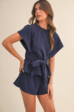 Tie Top + Shorts Set